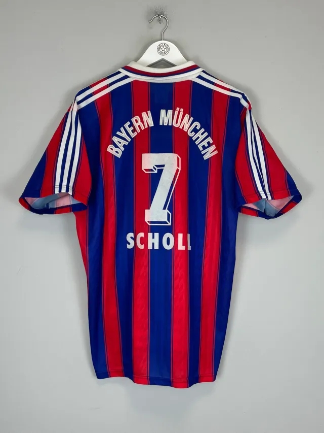 1995/97 BAYERN MUNICH SCHOLL #7 HOME SHIRT (L) ADIDAS | Cult Kits
