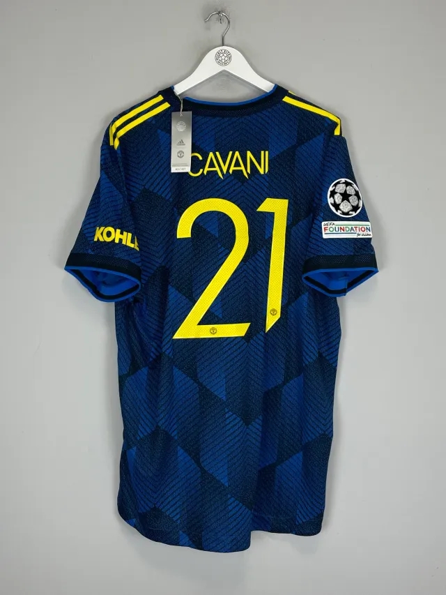 2021/22 MANCHESTER UNITED CAVANI #21 *BNWT* AUTHENTIC THIRD SHIRT (XXL) ADIDAS | Cult Kits
