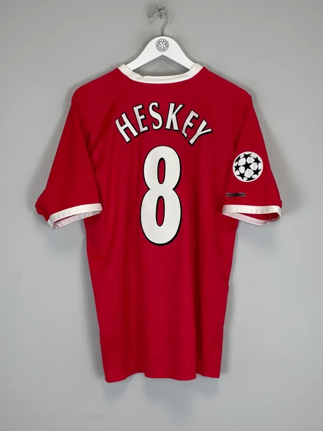 2001/03 LIVERPOOL HESKEY #8 C/L HOME SHIRT (L) REEBOK | Cult Kits