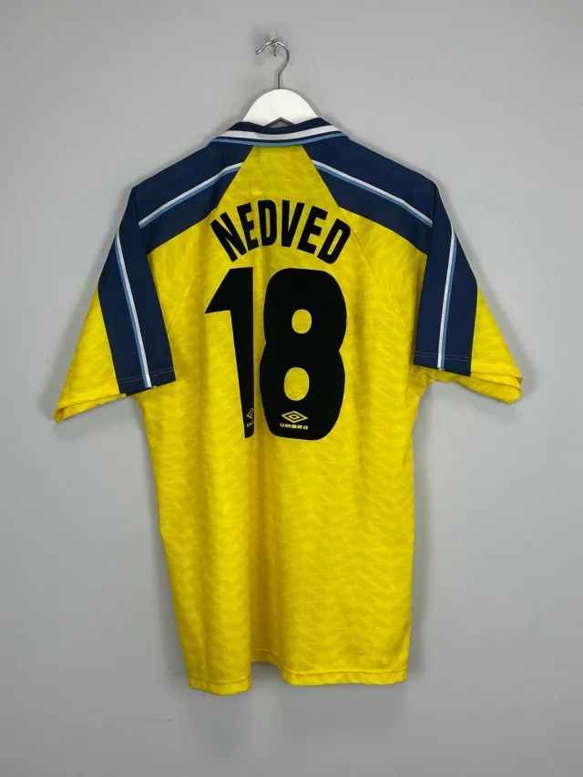 1996/98 LAZIO NEDVED #18 AWAY SHIRT (XL) UMBRO | Cult Kits