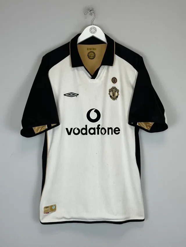 2001/02 MANCHESTER UNITED *CENTENARY* AWAY/THIRD SHIRT (XL) UMBRO | Cult Kits