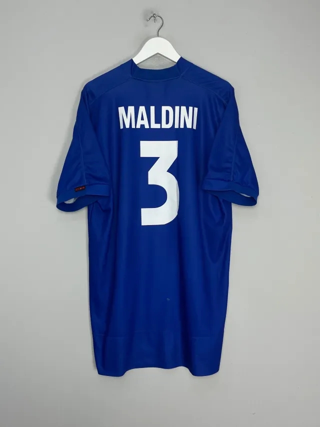 1998/99 ITALY MALDINI #3 HOME SHIRT (XXL) KAPPA | Cult Kits