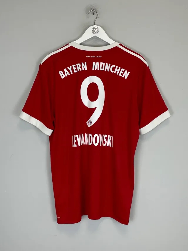 2017/18 BAYERN MUNICH LEWANDOWSKI #9 HOME SHIRT (XL) ADIDAS | Cult Kits