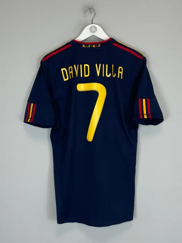 2010/11 SPAIN DAVID VILLA #7 AWAY SHIRT (M) ADIDAS | Cult Kits