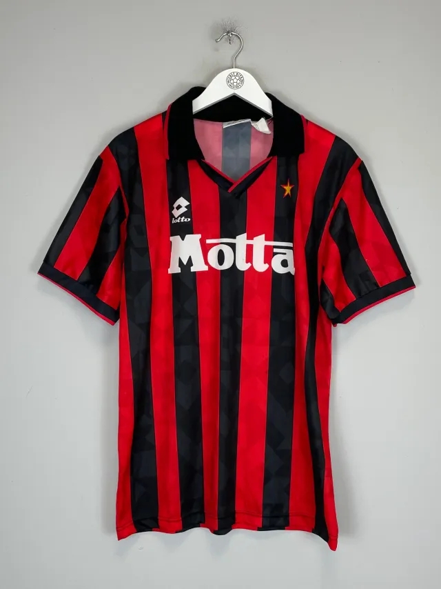 1993/94 AC MILAN HOME SHIRT (XL) LOTTO | Cult Kits