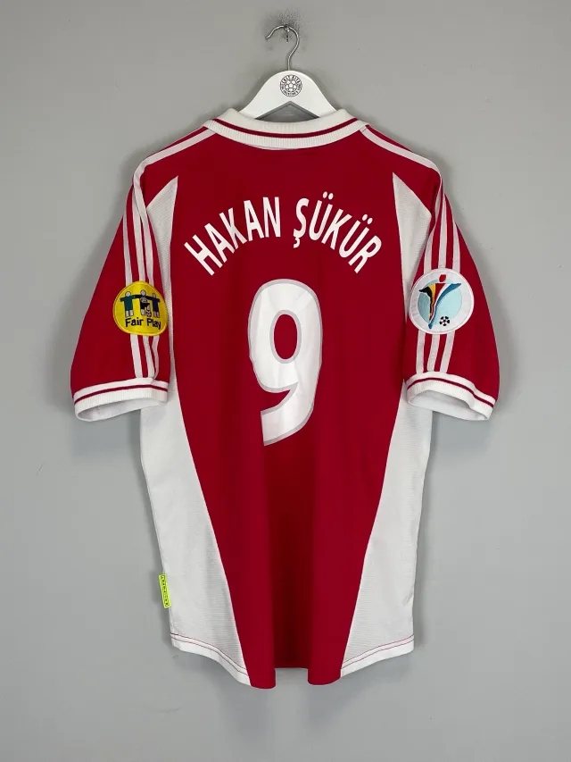 2000/02 TURKEY HAKAN SUKER #9 *MATCH ISSUE* HOME SHIRT (L) ADIDAS | Cult Kits