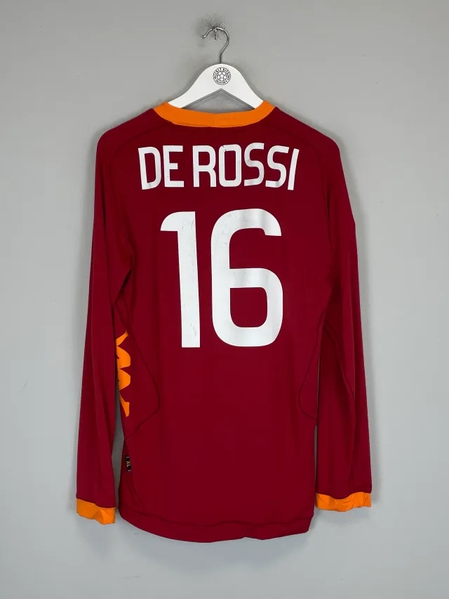 2011/12 ROMA DE ROSSI #16 L/S HOME SHIRT (XL) KAPPA | Cult Kits