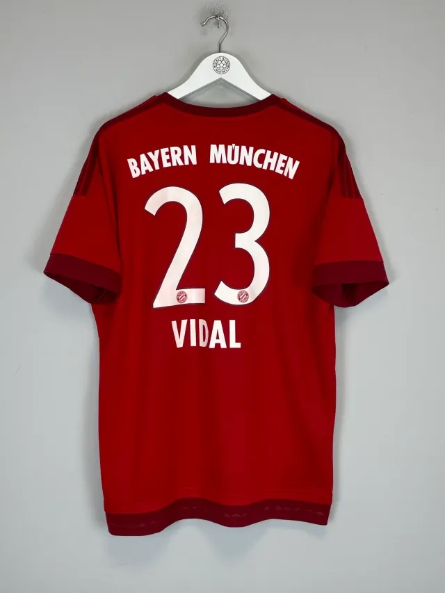 2015/16 BAYERN MUNICH VIDAL #23 HOME SHIRT (XL) ADIDAS | Cult Kits
