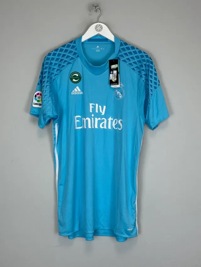 2016/17 REAL MADRID *BNWT* GK SHIRT (L) ADIDAS | Cult Kits