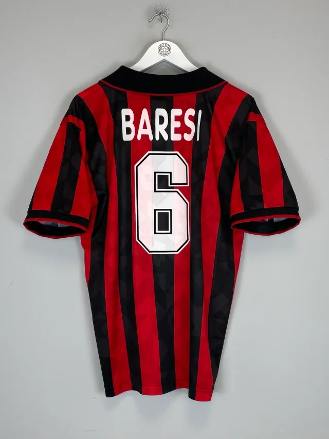 1994/95 AC MILAN BARESI #6 HOME SHIRT (L) LOTTO | Cult Kits