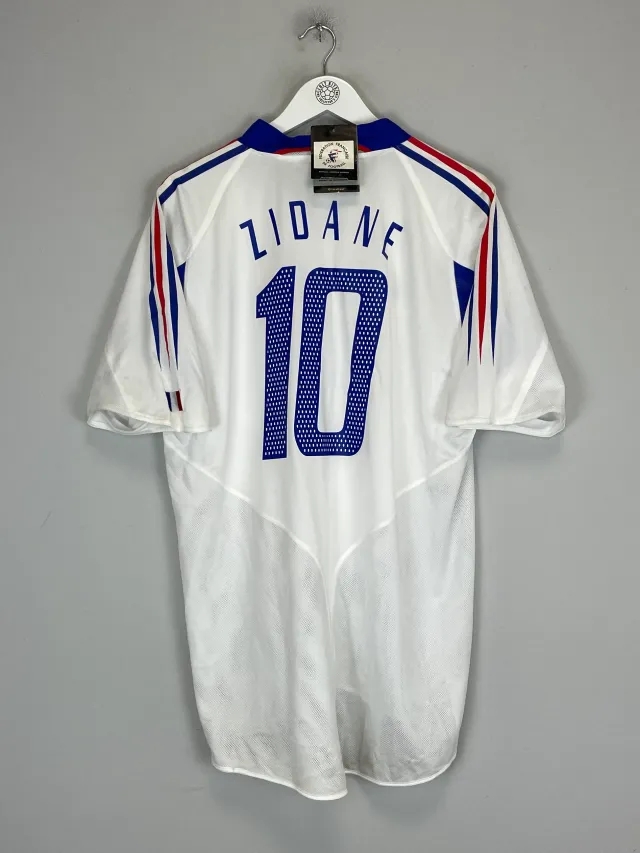 2004/06 FRANCE ZIDANE #10 *BNWT* AWAY SHIRT (L) ADIDAS | Cult Kits