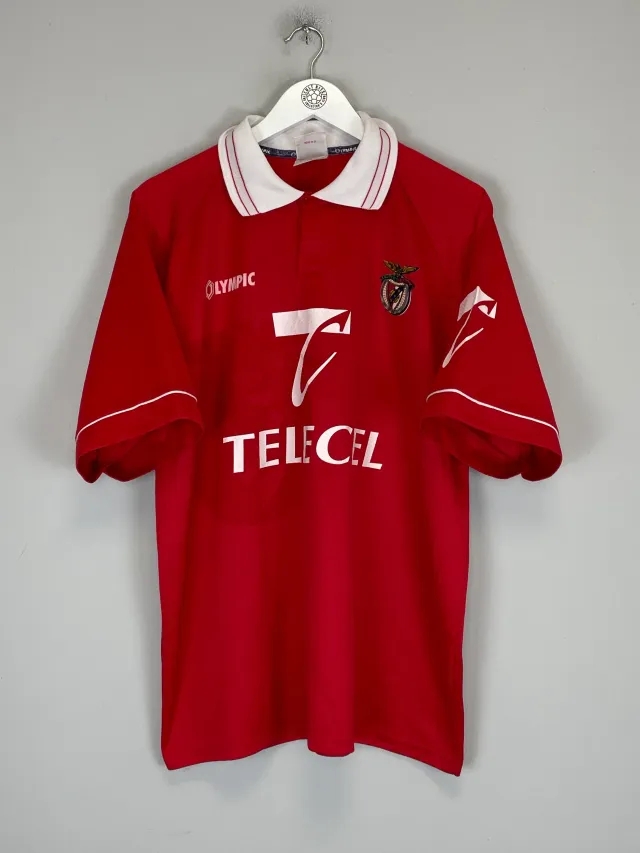 1996/97 BENFICA #3 *PLAYER ISSUE* HOME SHIRT (XXL) OLYMPIC | Cult Kits