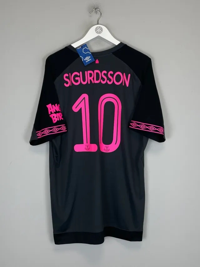 2018/19 EVERTON SIGURDSSON #10 *BNWT* AWAY SHIRT (XXL) UMBRO | Cult Kits