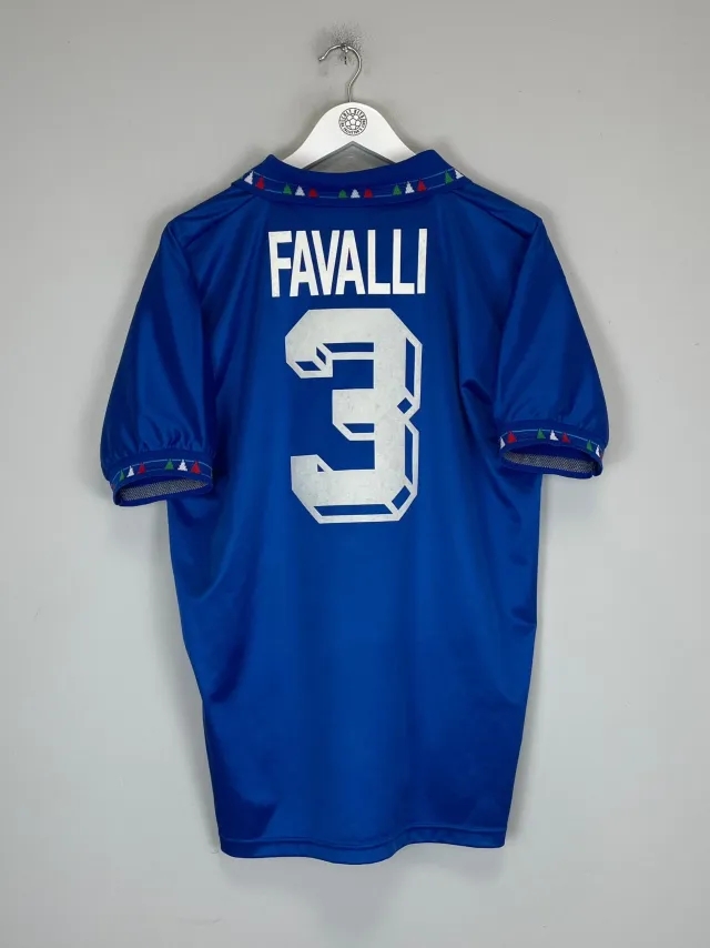 1992/93 ITALY FAVALLI #3 *PLAYER ISSUE* HOME SHIRT (L) DIADORA | Cult Kits