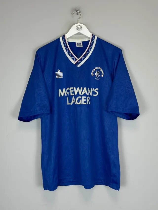 1990/92 RANGERS HOME SHIRT (L) ADMIRAL | Cult Kits