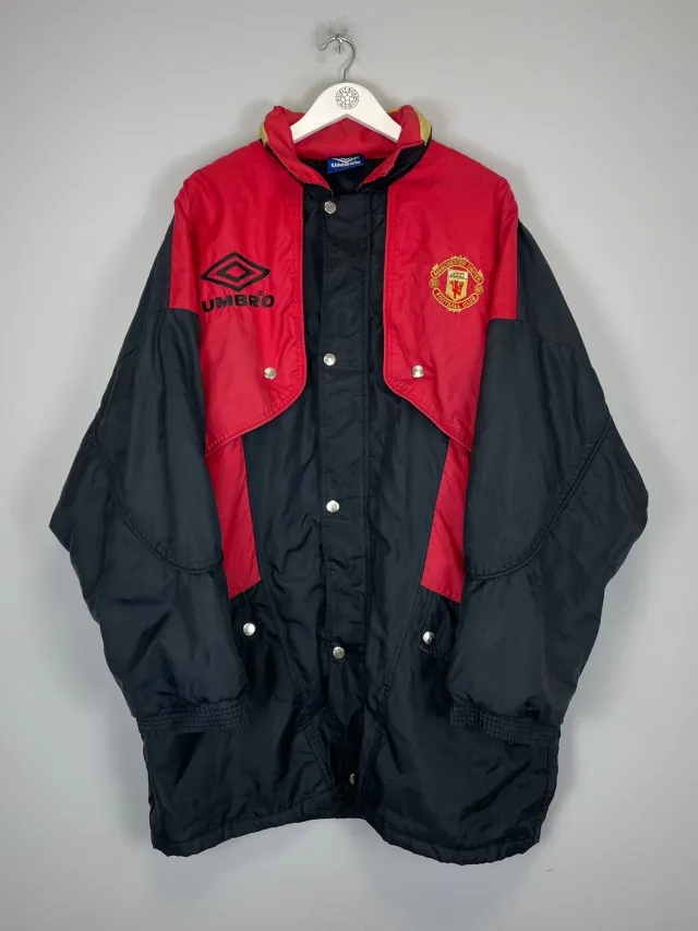 1994/95 MANCHESTER UNITED BENCH COAT (XL) UMBRO | Cult Kits