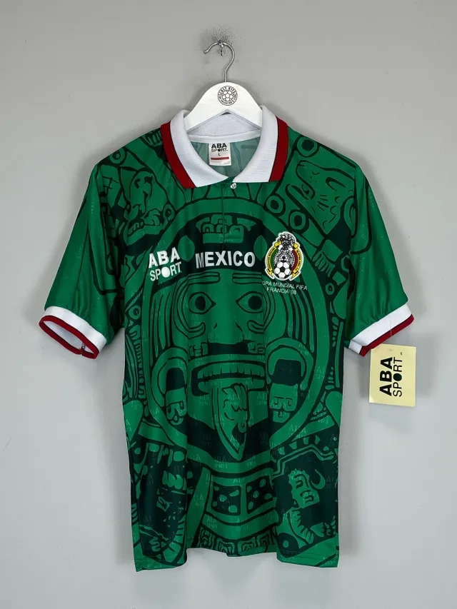 1998 MEXICO *RE-ISSUE* HOME SHIRT (MULTIPLE SIZES) ABA SPORT | CULT KITS, Small / Mexico / 1998