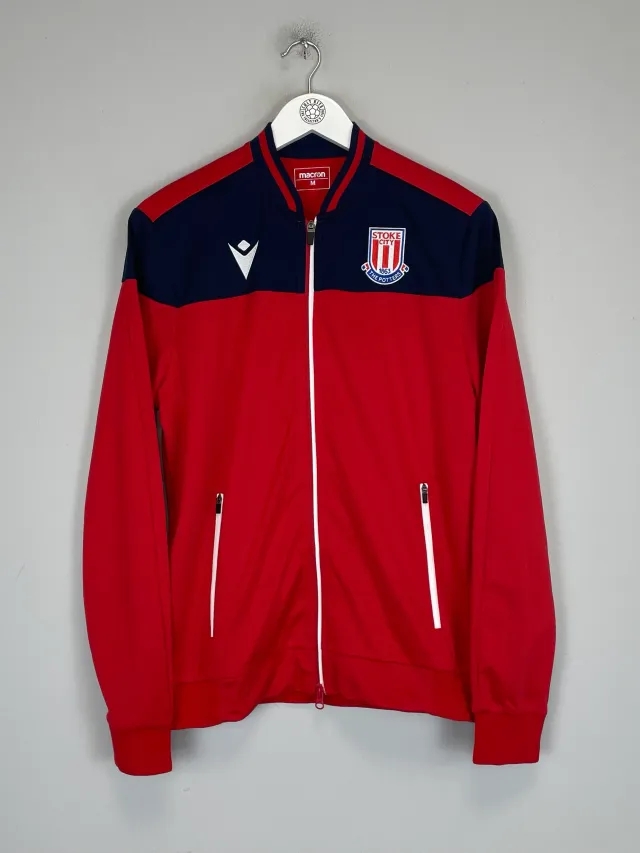 2019/20 STOKE CITY TRACK JACKET (M) MACRON | Cult Kits