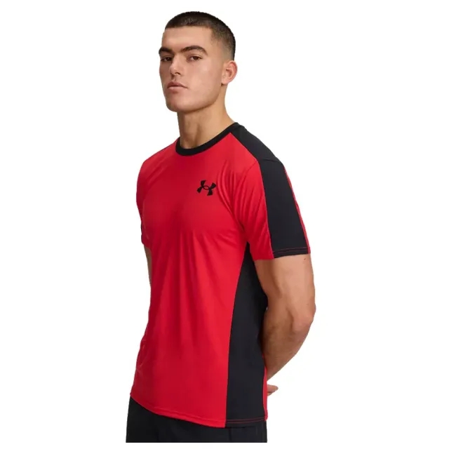 Under Armour HeatGear® Wordmark Men's Short Sleeve Red / Black / Black L