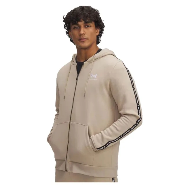 Under Armour  Icon Fleece Taping Men's Full-Zip City Khaki / White L