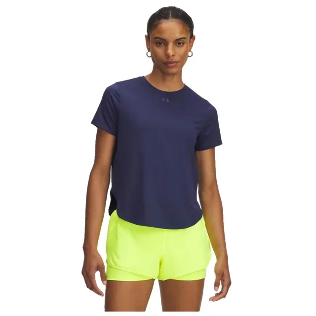 Under Armour  Launch Elite Women's Short Sleeve Washed Navy / Reflective L