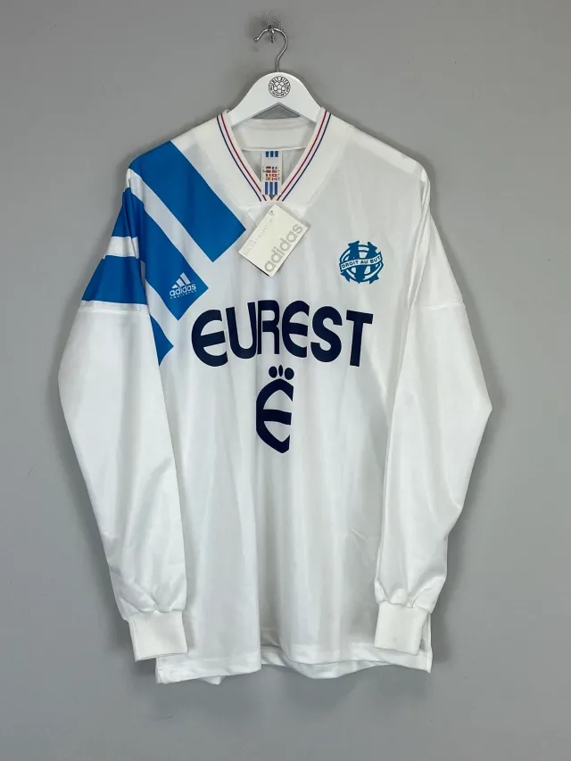 1993/94 MARSEILLE L/S *BNWT* HOME SHIRT (L) ADIDAS | Cult Kits