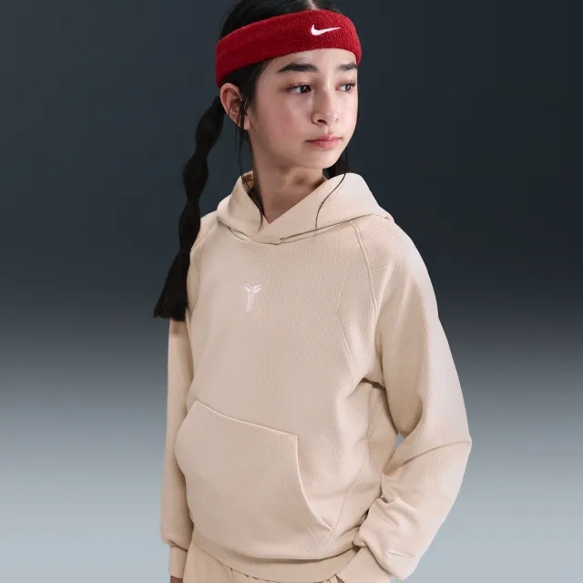 Nike Kobe Older Kids' Therma-FIT Pullover Hoodie - Brown - Polyester