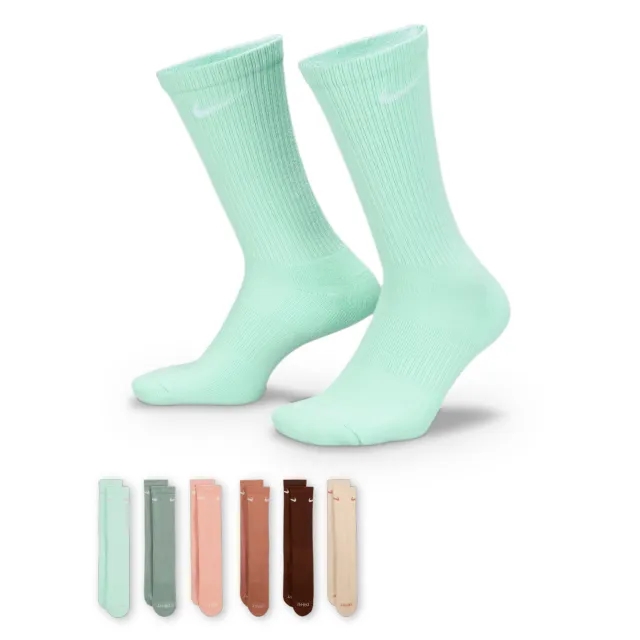 Nike Everyday Plus Cushioned Training Crew Socks (6 Pairs) - Multi-Colour