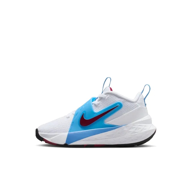 Nike Team Hustle D 12 Younger Kids' Shoes - White