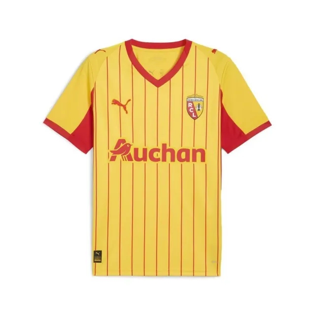 PUMA Rc Lens 25/26 Home Jersey Men, Pelé Yellow/Red, size 3XL