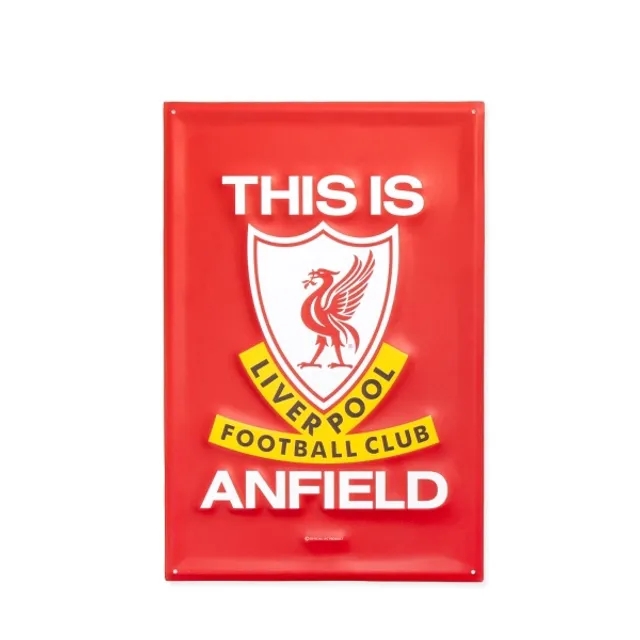LFC Metal This Is Anfield Sign
