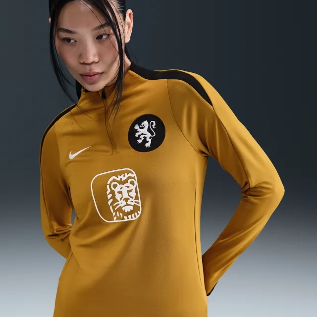 Netherlands Strike Women's Nike Dri-FIT Football Drill Top - Brown - Polyester/Elastane