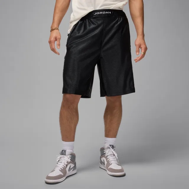 Nike Jordan Brooklyn Cat Scratch Men's Shorts - Black - Polyester