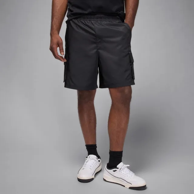 Nike Jordan Brooklyn Men's Cargo Shorts - Black - Polyester