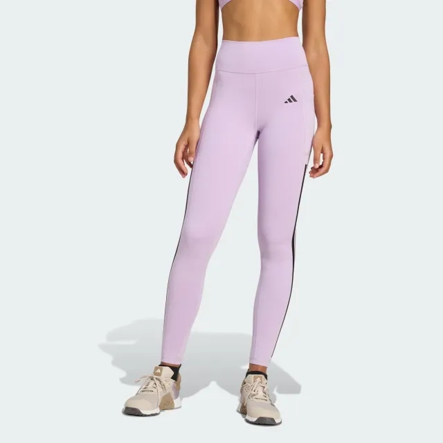 adidas Women Optime 3 Stripes Full Length Leggings