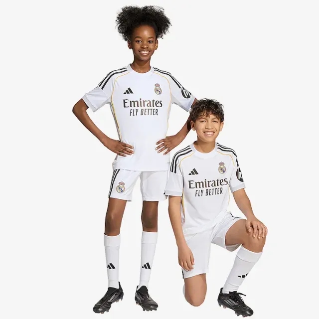 adidas Real Madrid 25 26 Kids Home Shorts
