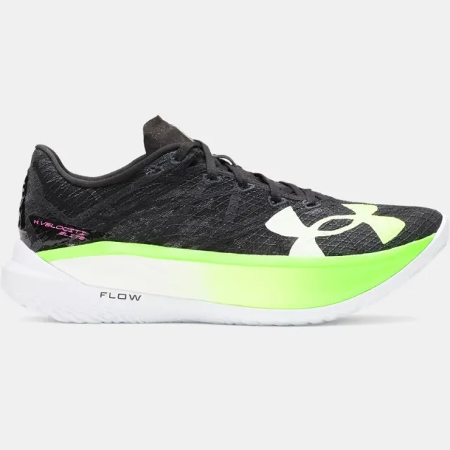 Under Armour  Velociti Elite 2 Unisex Running Shoes Black / Hyper Green / Hyper Green 8.5