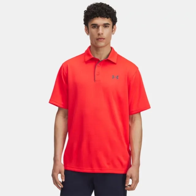 Under Armour  Tech™ Men's Polo Racer Red / Pitch Gray L