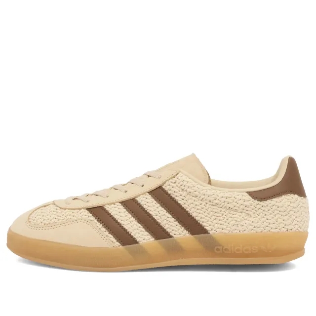 Adidas Women's Gazelle Indoor Sneaker Sand Strata/Preloved Brown/Gum