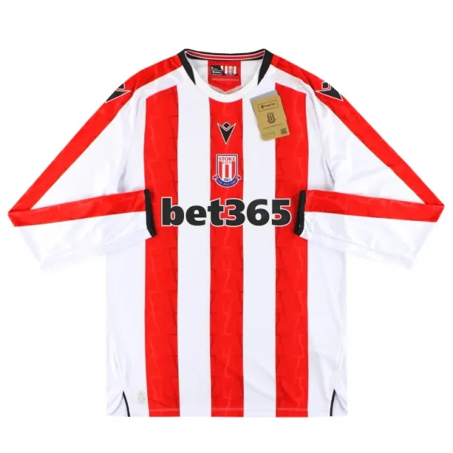 2024-25 Stoke City Macron Home Shirt L/S *BNIB* - Stoke City / BNIB / XXL