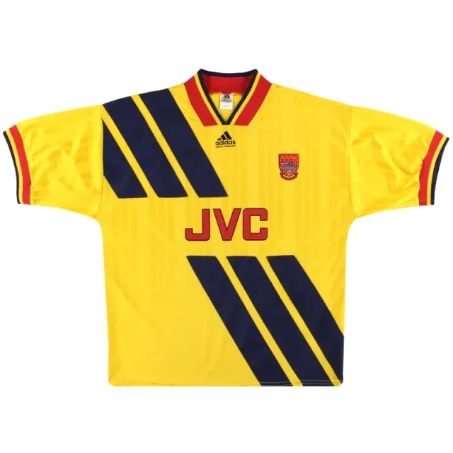 1993-94 Arsenal adidas Away Shirt L - Arsenal / Very good / Large