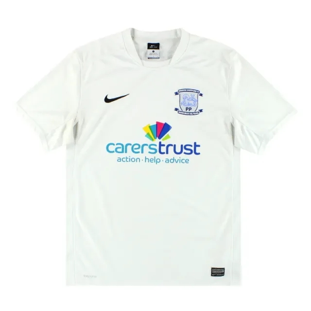 2013-14 Preston Nike Home Shirt L - Preston North End / Excellent / Large