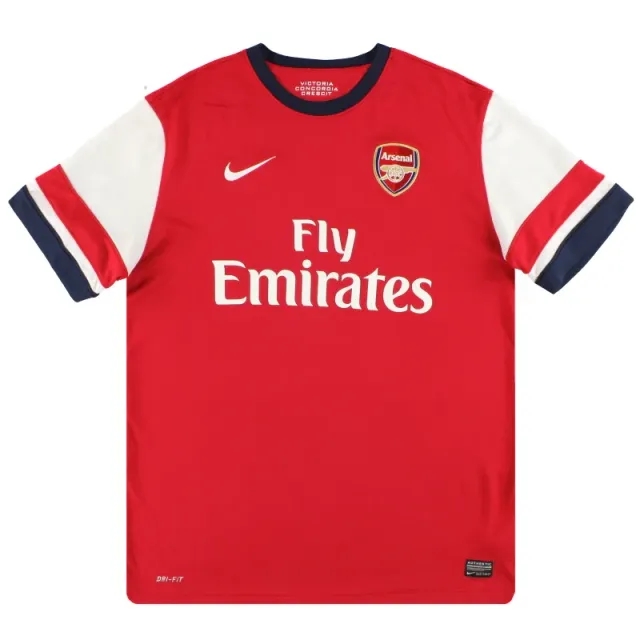 2012-14 Arsenal Nike Home Shirt S - Arsenal / Excellent / Small