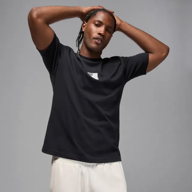 Nike Jordan Brooklyn Men's T-Shirt - Black - Cotton
