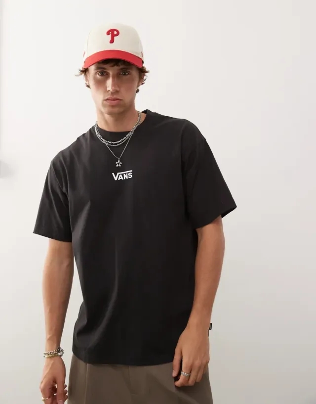 Vans Premium Graphic Tee In Black