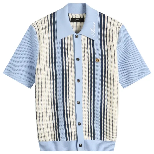 AMIRI Men's AMIRI Men's Script Stripe Shirt Ashley Blue