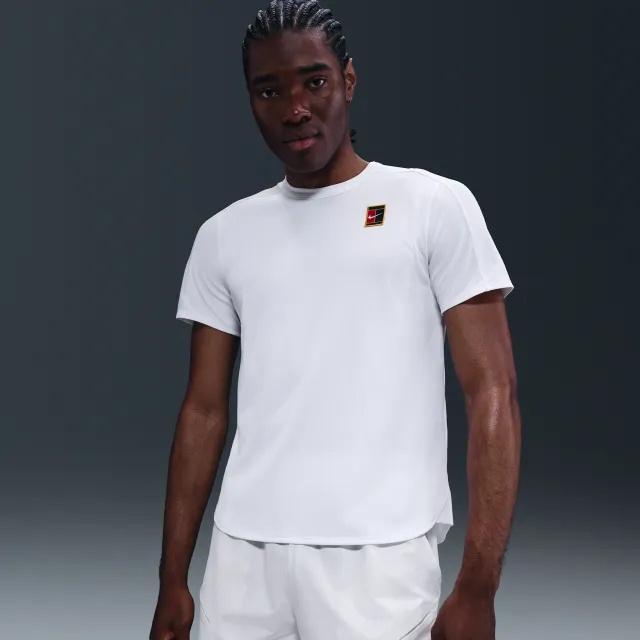 NikeCourt Slam Men's Dri-FIT ADV Tennis Top - White - Sustainable Materials