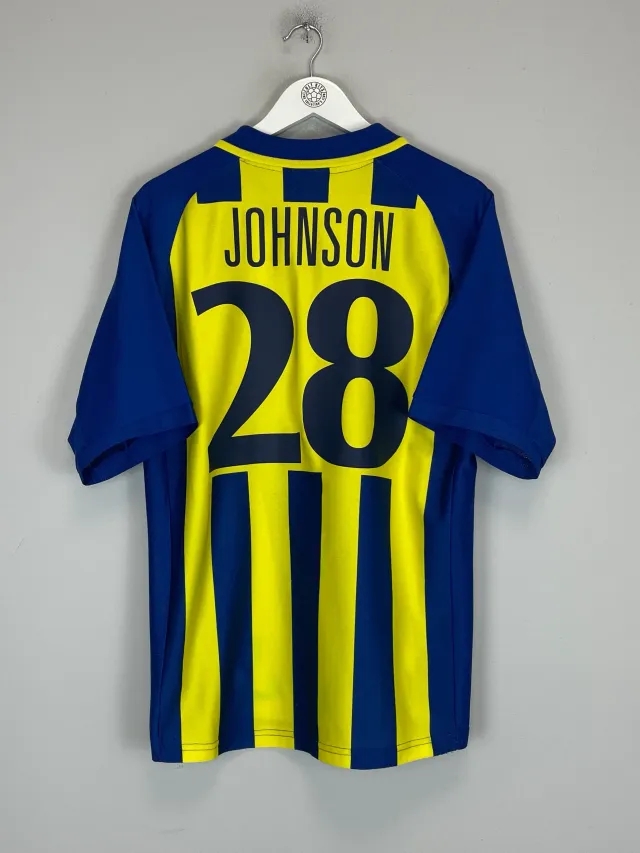 2002/03 FENERBAHCE JOHNSON #28 HOME SHIRT (L) OM | Cult Kits