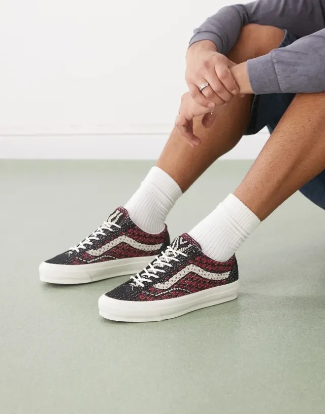 Vans Premium Old Skool 36 Ek In Bordeaux-Red