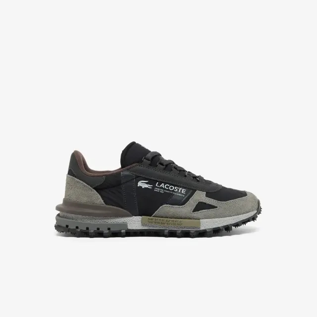 Lacoste Men's Elite Active Sneakers - Dark Grey / Dark Brown